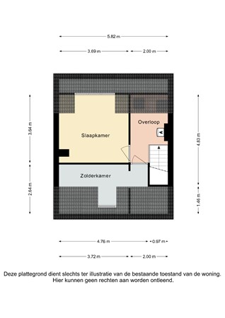 Plattegrond - Schaesbergerweg 187, 6415 AG Heerlen - Schaesbergerweg 187 Heerlen - Zolder 2D.jpg